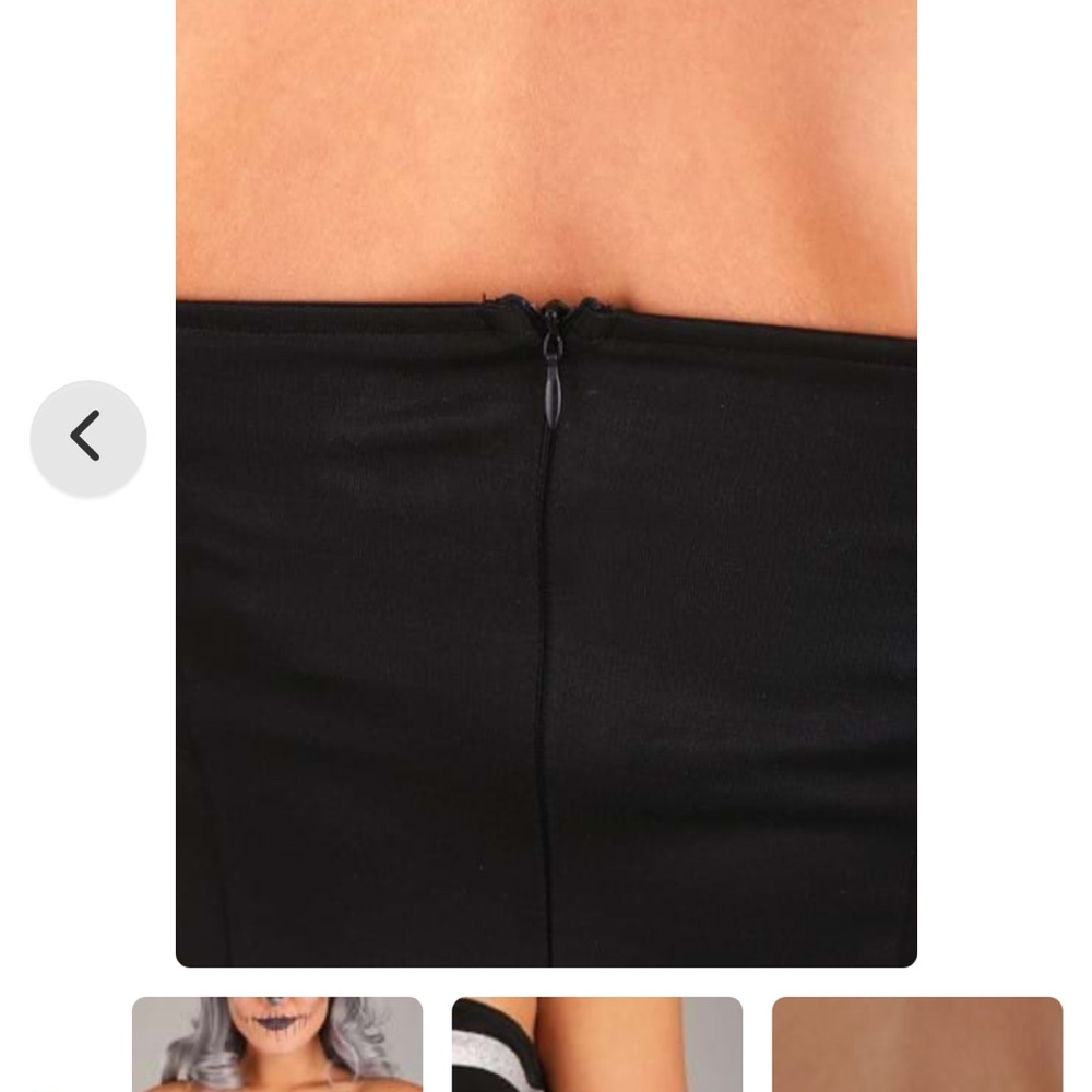 Skeleton Off-Shoulder Maxi Dress - Picture 5 of 11